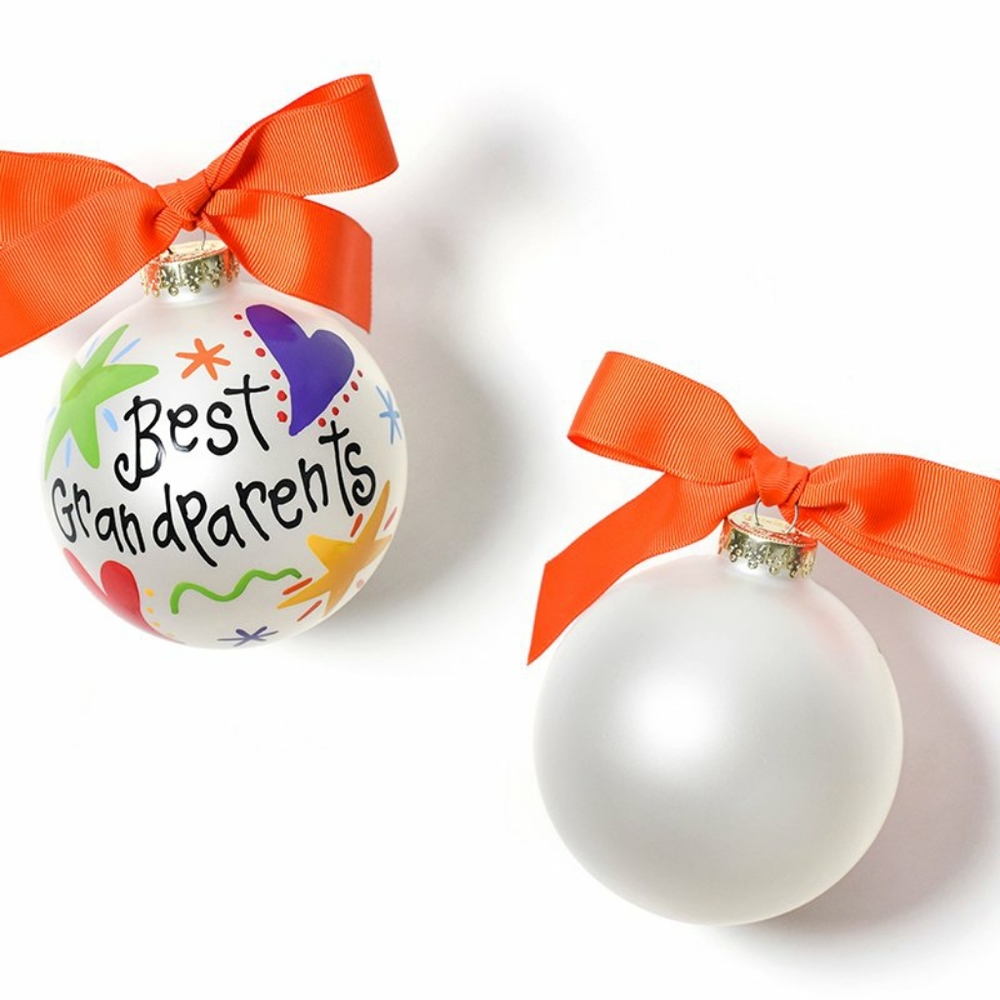 Coton Colors Best Grandparents Glass Ornament
